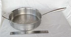 Williams-sonoma 4.5 Quart Saute Pan By Hestan Italy Thermo Clad Used. Price: $65.00.