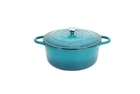 Megachef 6.35 Qt. Cast Iron Dutch Oven W/ Selfbasting Lid New. Price: $389.89.
