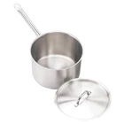 Crestware SSPAN2WC Sauce W/COVER,2 QT,7 3/4 In.,ss 21D986 New. Price: $26.93.