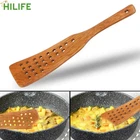 1PC Wooden Slotted Spatula 24 Holes Non-stick Frying Tool Shovel New. Price: $13.35.
