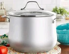 Pioneer Woman Timeless Stainless Steel 12 Quart Stock Pot W/lid New. Price: $84.80.