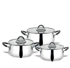 Serenk Modernist Non-stick Cookware Set 6 Piece, Stainless Steel Pots And Pans New. Price: $95.34.