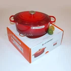 Le Creuset Signature Qt Cast Iron Oval French Oven - Cerise Red 31CM 6.75 New. Price: $338.88.