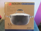 Anolon Advanced 5.5 Quart Covered Casserole Dish Pan New Nonstick Kitchen Bake. Price: $39.95.