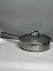 Ikea 365+ 10 Stainless Steel Saut Frying Pan Skillet W/ Lid Good Cond Used. Price: $22.00.