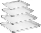 Baking Set Of 4, Yododo Stainless Steel Pan Tray Cookie Sheet, Non New. Price: $46.95.