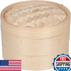Trademark Innovations Bamboo Steamer 3 Piece 10 Inch Diameter Bamb-ricest New. Price: $46.53.