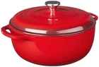 Lodge 7.5 Quart Enameled Cast Iron Dutch Oven Red Ideal For Baking And Roasting New. Price: $128.39.
