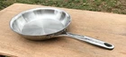 The Pampered Chef 10" Skillet Omelet Pan Stainless Steel With Aluminum Core Used. Price: $35.00.