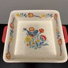 The Pioneer Woman Mazie Square Baker 2QT Stoneware 8X8 Discontinued. Price: $19.00.