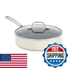 Calphalon Ceramic Nonstick 3 Quart Saute Pan Lid Easy Cleanup For New. Price: $119.68.