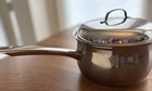 Belgique 3.5 Qt Saucepan & Lid Stainless Steel Belgium Pot Used. Price: $28.00.