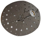 Shimomura Industry Diameter 5.7 - 9.1 X Height 1.0 Inches, Silver New. Price: $23.99.