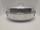 Vintage Mirro Large Aluminum Roasting Pan & Vented Lid # 877 Used. Price: $24.99.