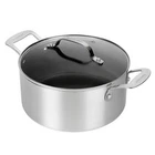 Granitestone Stock Pot Qt Aluminum Diamond Infused Nonstick Glass Lid 500 New. Price: $45.99.