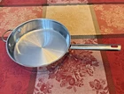Wolfgang Puck 11" Chicken Fryer Helper Handle 18-10 Stainless Skillet No Lid Used. Price: $18.99.