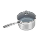 Chantal Induction 21 Steel Qt. Saucepan W/ Ceramic Coating And Glass Lid New. Price: $137.95.