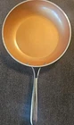 Gotham Steel Fry Pan Ceramic 10" & 8.5" And Lid Used. Price: $21.95.