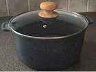 Pioneer Woman Charcoal Speckle 5 Quart Dutch Oven W/lid Cast Aluminum New. Price: $27.99.