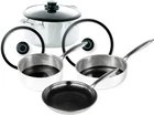 Frieling Black Cube Hybrid Quick Release 7 Piece Cookware Set New. Price: $499.95.