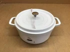 Staub Cast Iron 4-QT Round Cocotte White New. Price: $124.46.