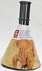 Roshco- Nonstick Vertical Poultry Roaster Rack -bakers Advantage- Quality Steel New. Price: $15.99.