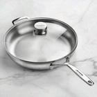 Demeyeree 5-PLUS 12.5" Stainless Steel Fry Pan With Glass Lid No Import Fees New. Price: $222.85.