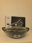 Nib Staub Baby Wok 16CM 0.65L Gray Cast Iron With Glass Lid New. Price: $75.00.