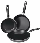 3 Piece Nonstick Frying Pan Induction Bottom 8" 9.5" 11 Inch Set Utopia Kitchen New. Price: $43.99.