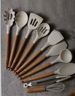 Carote 10 Pieces Utensil Set Bpa Free Sillcon & Wood New. Price: $29.99.