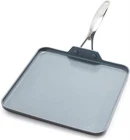 New Greenpan Valencia Pro Hard Anodized Healthy Ceramic Nonstick 11" Griddle. Price: $69.99.