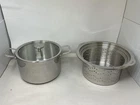 Chantal 3.CLAD Tri-ply 7 Quart Stockpot With Pasta-steamer Insert New. Price: $139.95.
