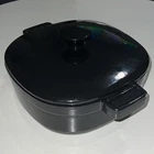 Kitchenaid Cast Iron 3-QUART Heavy Casserole Pot Black WL328 Porcelain Enamel Used. Price: $34.50.
