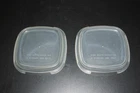 2 Corning Ware Plastic Lids/covers Only For Petite Pan P-41 And P-43 Vintage Vgc Used. Price: $13.50.