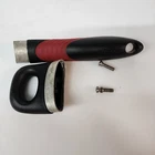 Mirro Get-a-grip Red 12" Saute Pan Jumbo Cooker Large Replacement Handles Part Used. Price: $10.99.