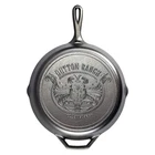 Lodge Yellowstone Cast Iron Skillet, 10.25 In With Steer Design, Made Usa New. Price: $49.89.