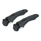 Removable Detachable Handle Pots Pans Universal Thin Edge Cookware Blk 2 Pcs New. Price: $39.61.