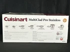 New Cuisinart Multiclad Pro Tri-ply Stainless 12PC Cookware Set MCP-12N. Price: $317.99.