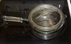 Vintage Pyrex Flameware Saucepan Pot 6323B & 6323C Locking Lid Handle Used. Price: $39.00.