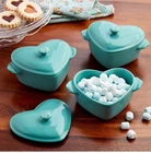 Pioneer Woman Mini Hearts Ceramic Baking Dish Lid 3PCS Casserole Cocotte New. Price: $50.00.