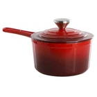 Megachef 2 Quart Enameled Cast Iron Sauce Pan In Gradient Red New. Price: $116.78.