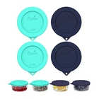 Sophico 1 Cup Round Silicone Storage Cover Lids Replacement Mint - Navy Blue New. Price: $18.98.