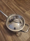 Stainless Williams Sonoma Hestan Sauce Pan, 4QT Used. Price: $128.00.
