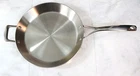 Sur La Table 12 Inch Skillet New - Tri Ply Stainless Steel & Aluminum Core. Price: $109.99.