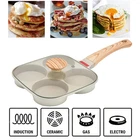 Fried Egg Pan, Frying With Lid Nonstick 4 Cups Pancake Aluminium ... New. Price: $29.97.