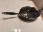 Anolon Advanced Hard-anodized Nonstick Oval Saute Pan W/ Lid 13 In New. Price: $30.00.