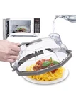 Gracenal Microwave Cover For Food, Clear Splatter With Handle Water... Open. Price: $29.99.