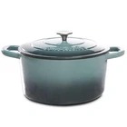 Artisan 7 Quart Round Cast Iron Dutch Oven In Slate Grey New. Price: $108.00.