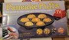 Vtg New Cast Iron 7 Pancake Puffs Seen Tv Non-stick Mfg 2006. Price: $29.99.