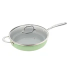 Ceramic Nonstick Deep Saute With Lid, Dishwasher Safe Pots And Pans, Comf... New. Price: $54.43.